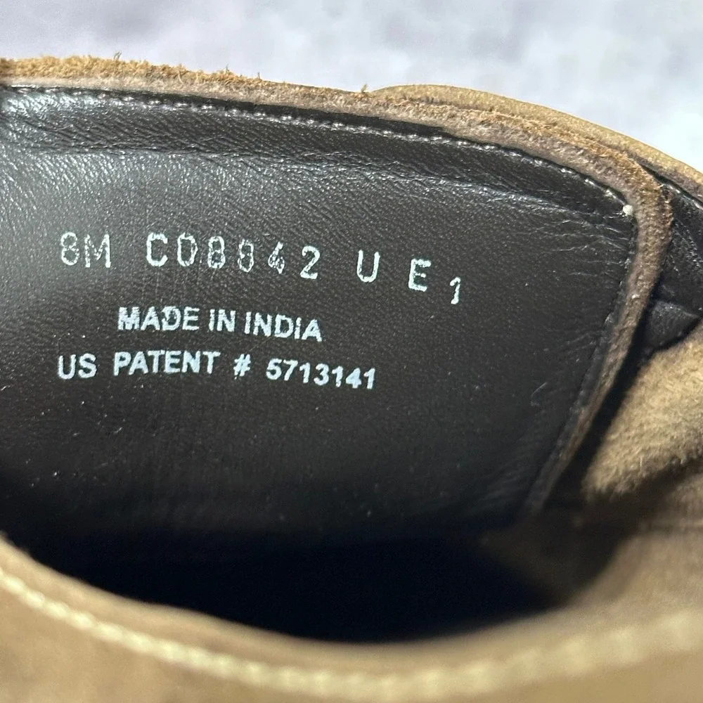 Cole Haan Air Colton Oxford Mens 8 Tan Suede C08042 Nike Air Cushion Plain Toe